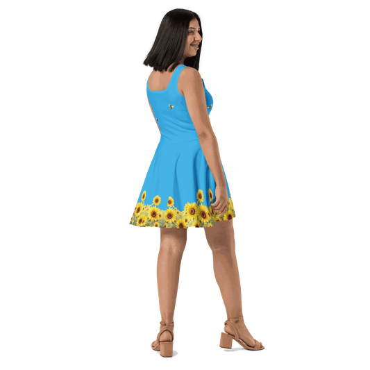 Blessed Bee Skater Dress styled casually for everyday wear