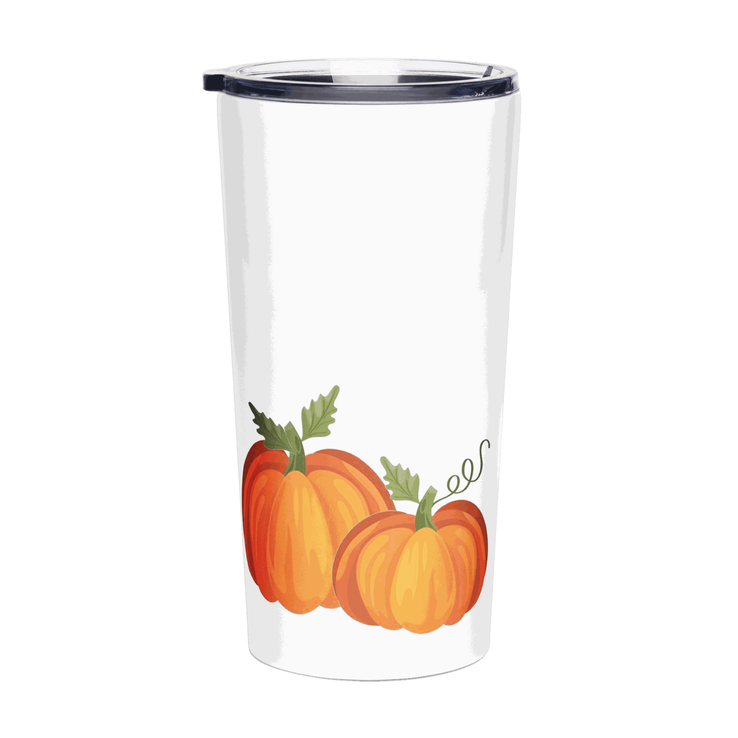 Close-up of Pumpkin Spice of Life Tumbler lettering and artwork