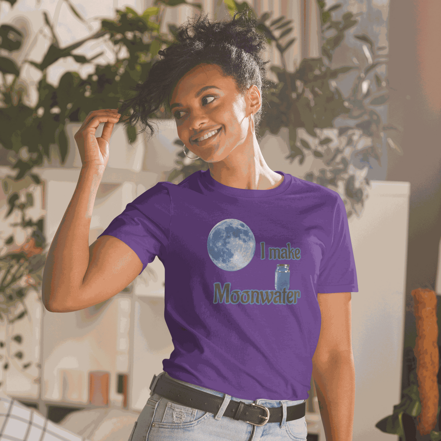 I Make Moonwater Tee with bold witchy statement