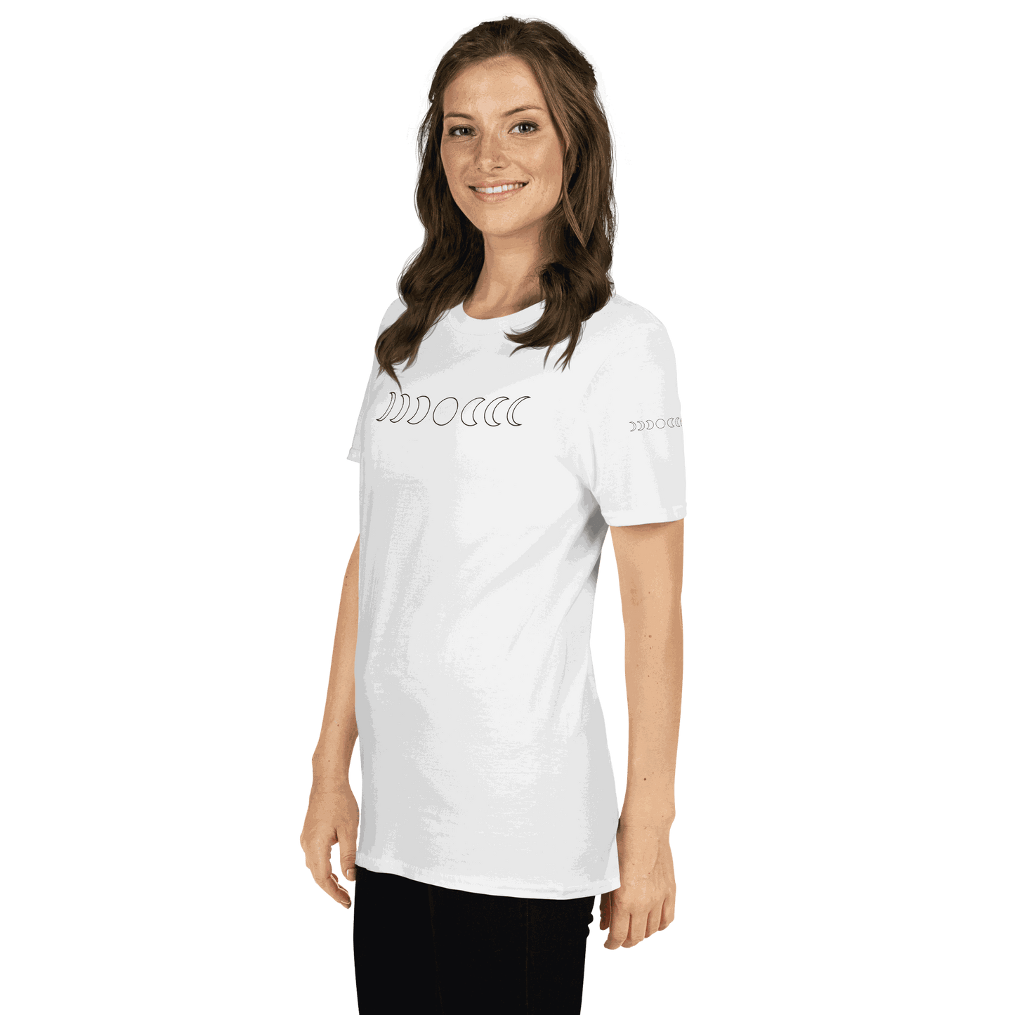 Unisex Moon Phases Shirt styled casually