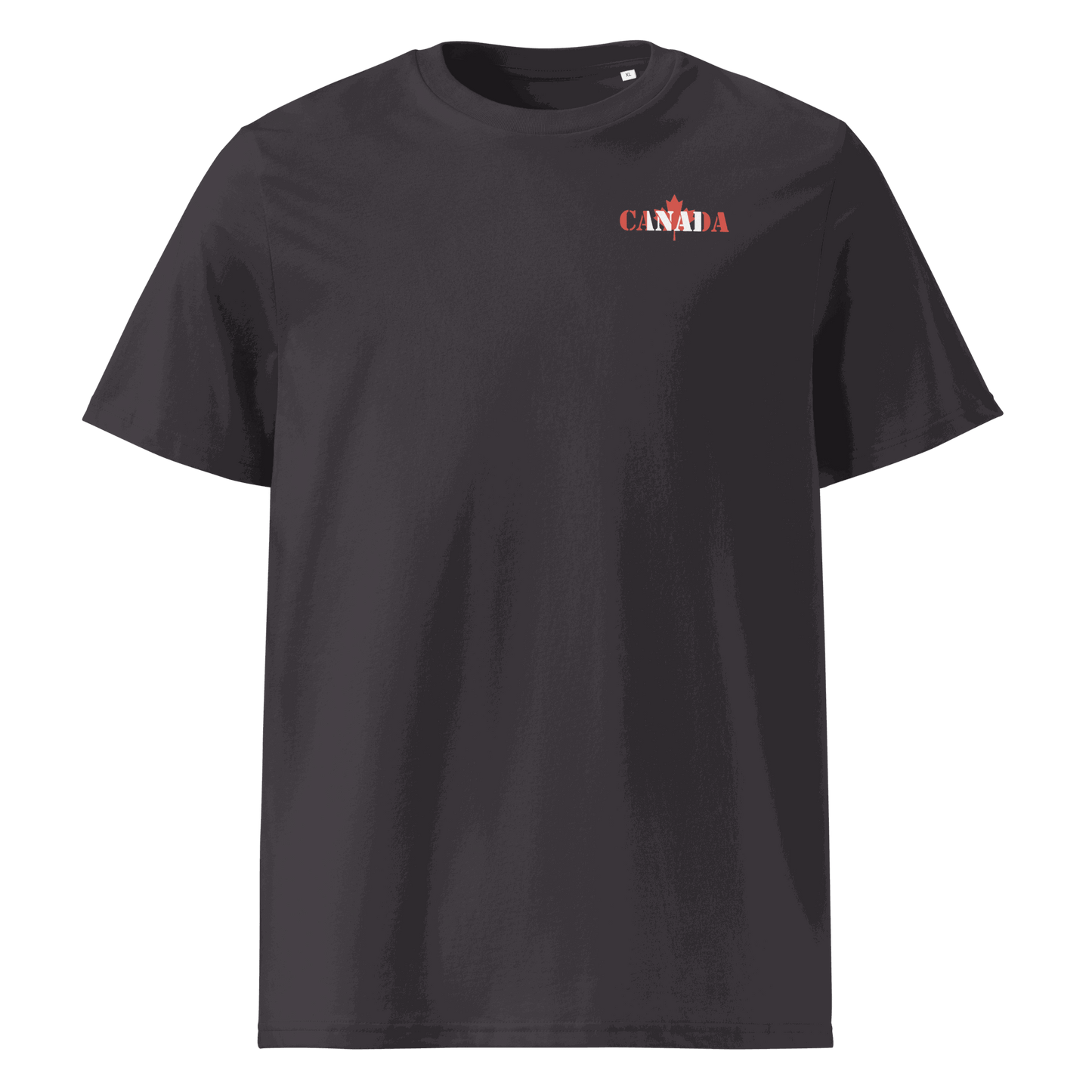 Unisex Canada Football Shirt in soft cotton, bold national flag lettering