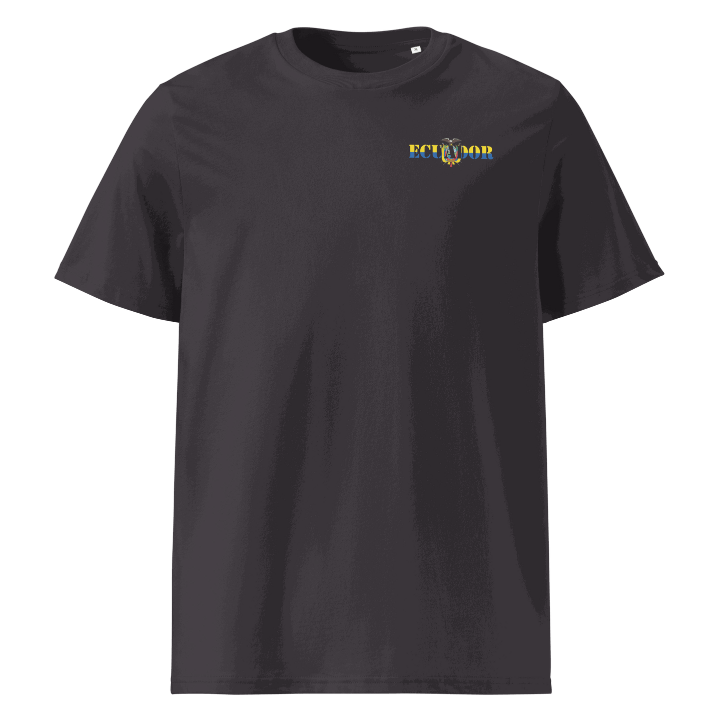 Unisex Ecuador Futbol Shirt in soft cotton with bold flag lettering