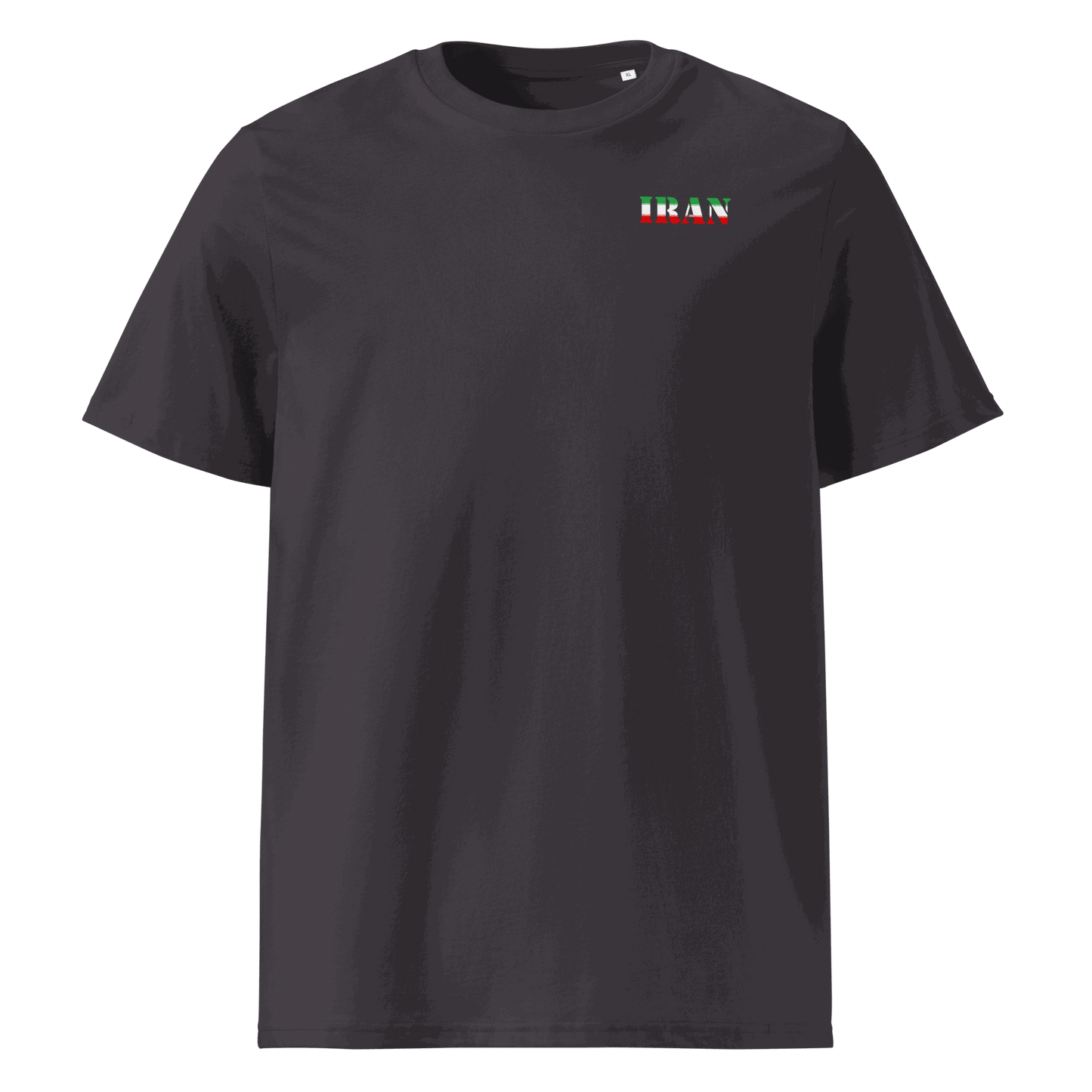 Unisex Iran Football Shirt in soft cotton with bold flag lettering