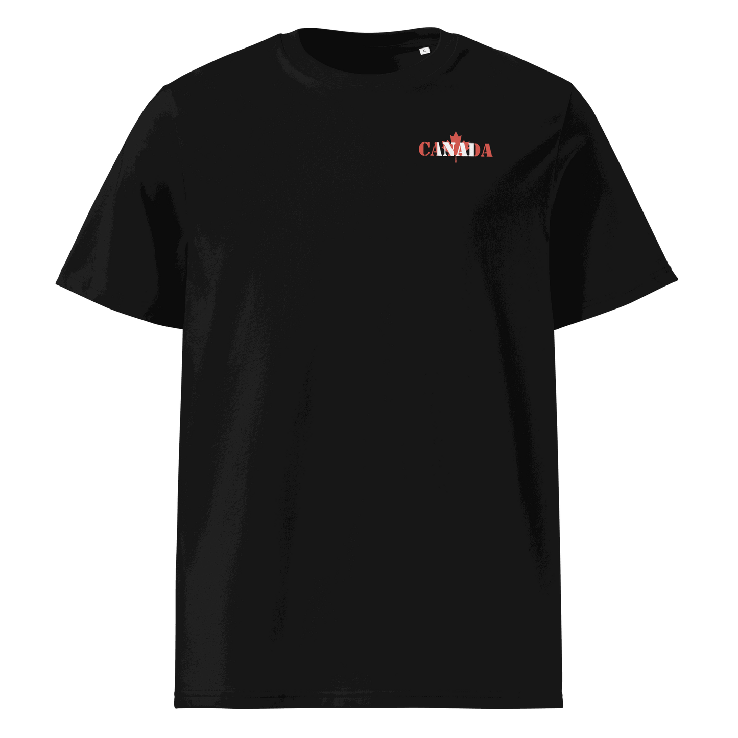 Unisex Canada Football Shirt in soft cotton, bold national flag lettering