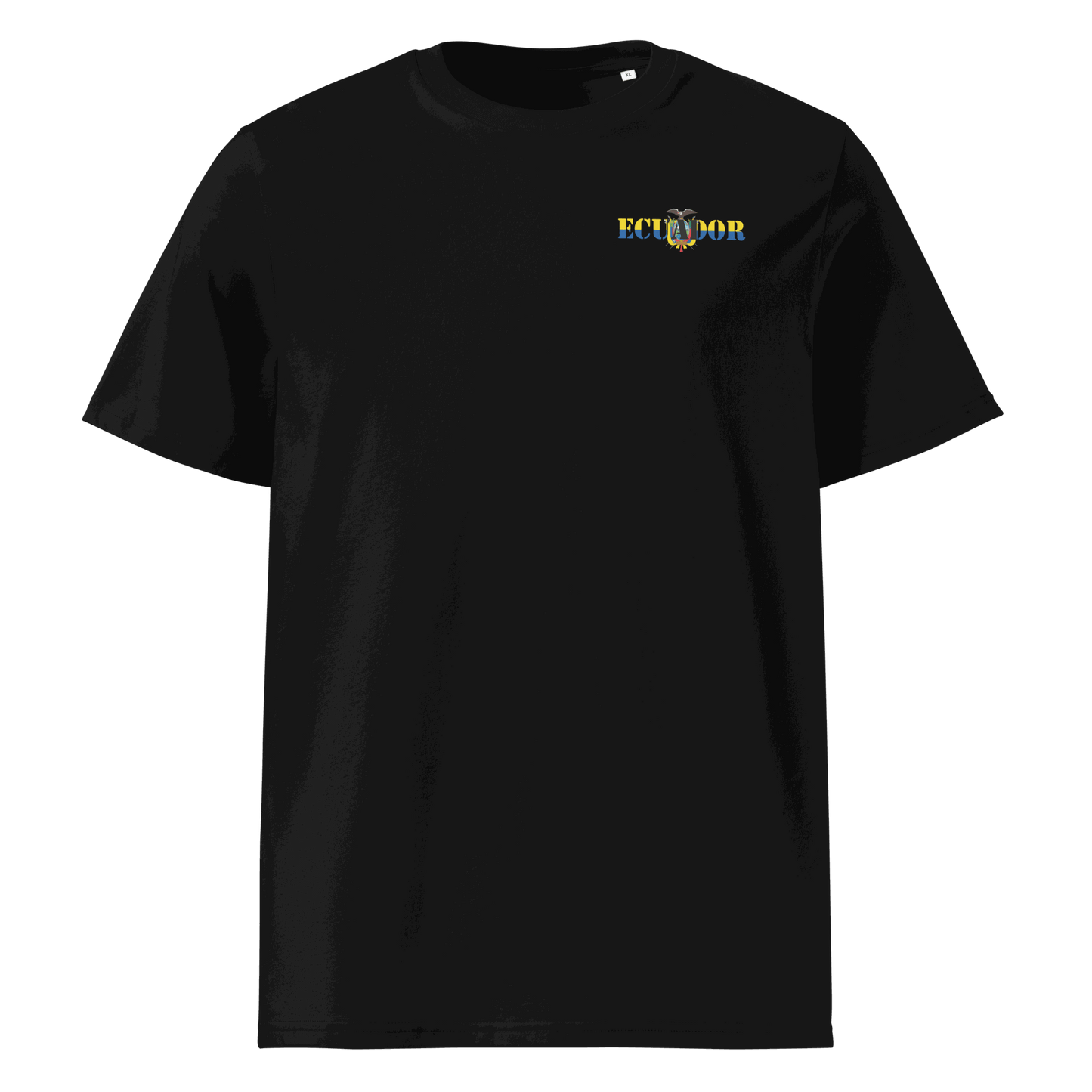 Unisex Ecuador Futbol Shirt in soft cotton with bold flag lettering