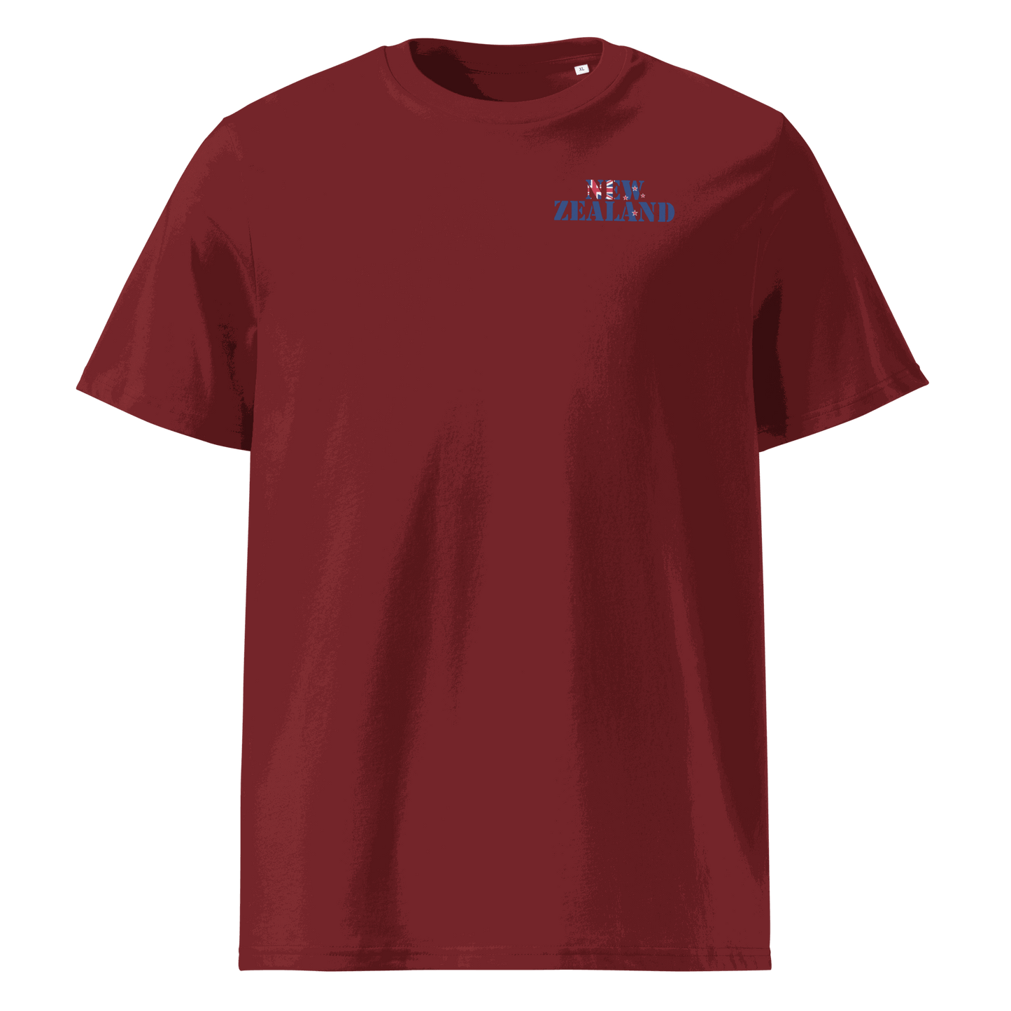 Unisex New Zealand Football Shirt in soft cotton with bold flag lettering
