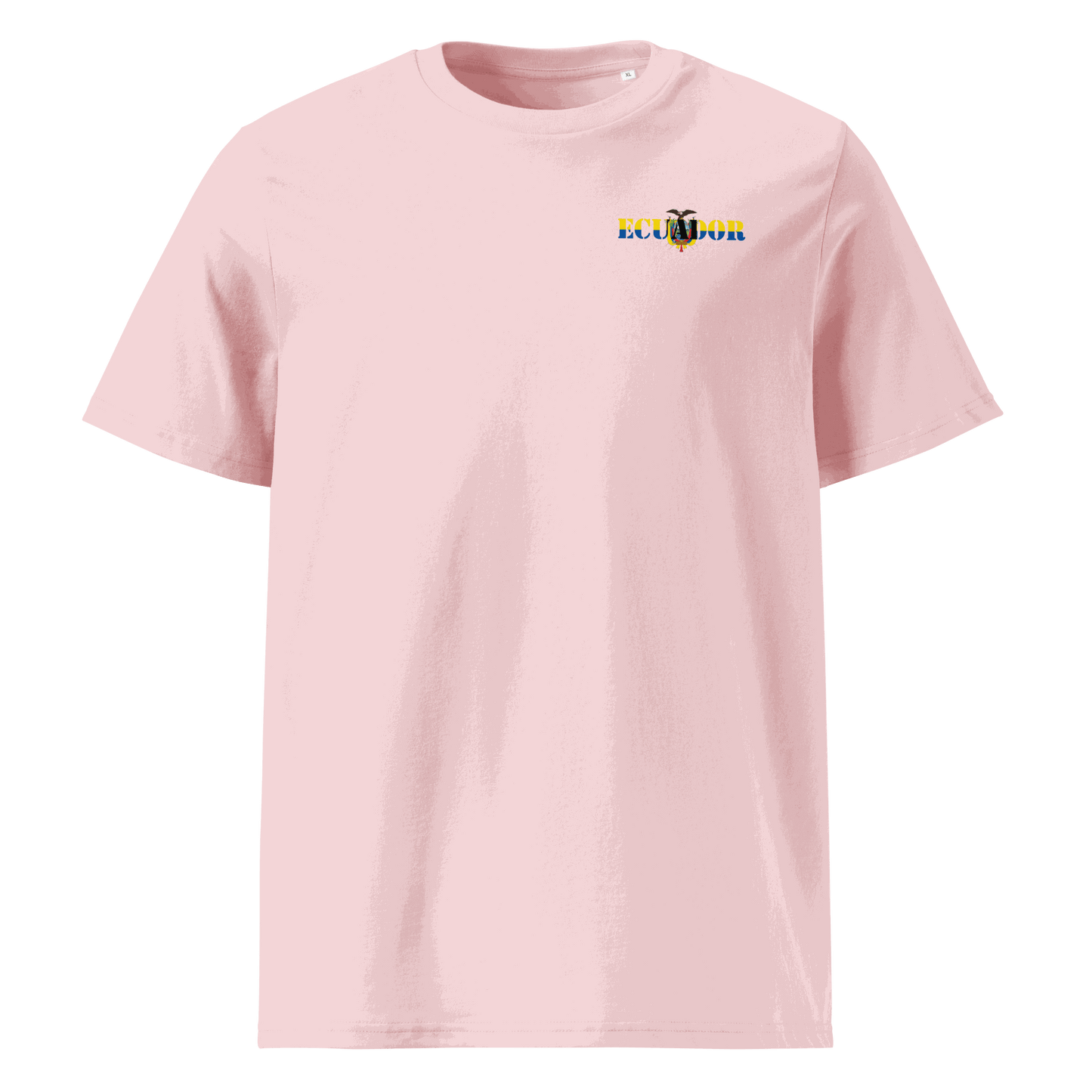 Unisex Ecuador Futbol Shirt in soft cotton with bold flag lettering