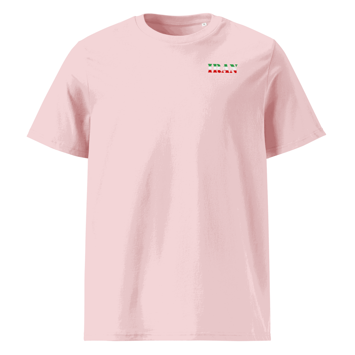 Unisex Iran Football Shirt in soft cotton with bold flag lettering