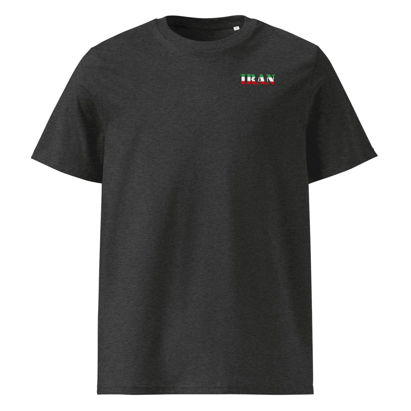 Unisex Iran Football Shirt in soft cotton with bold flag lettering