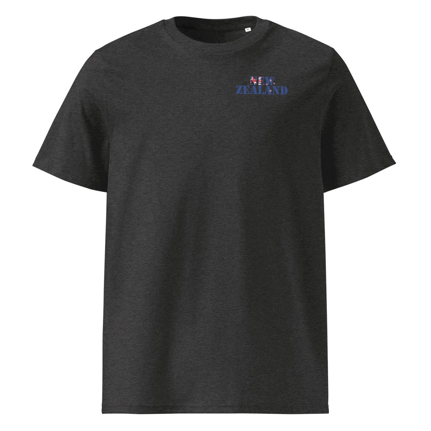 Unisex New Zealand Football Shirt in soft cotton with bold flag lettering