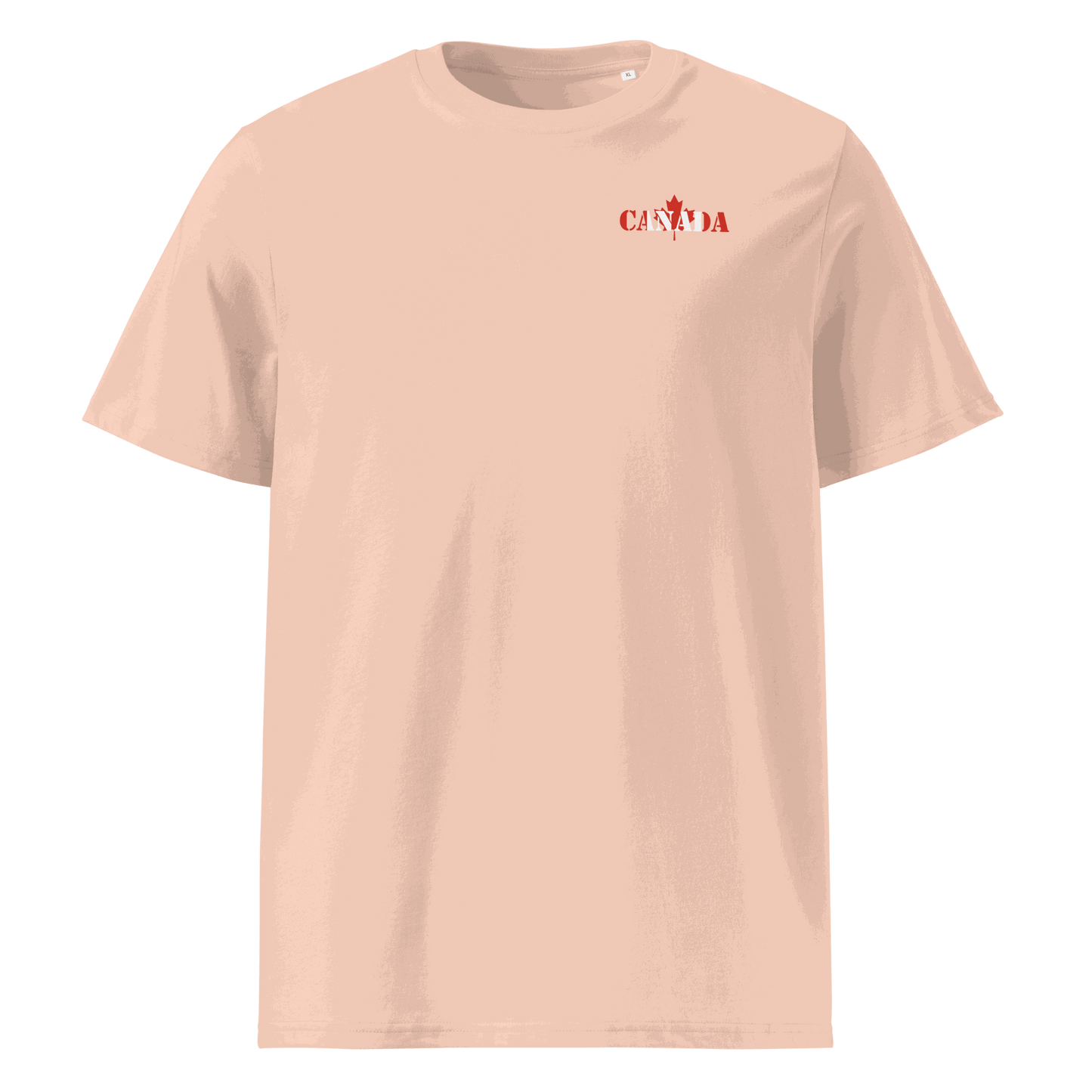 Unisex Canada Football Shirt in soft cotton, bold national flag lettering