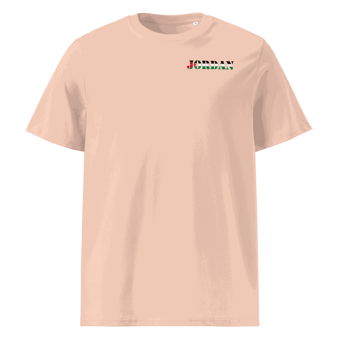 Unisex Jordan Futbol Shirt in soft cotton with bold flag lettering