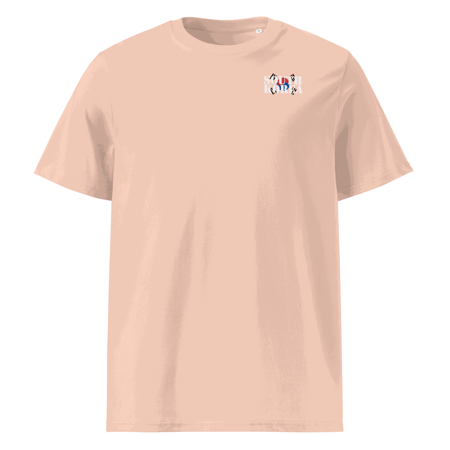 Unisex South Korea Soccer Shirt in soft cotton with bold flag lettering