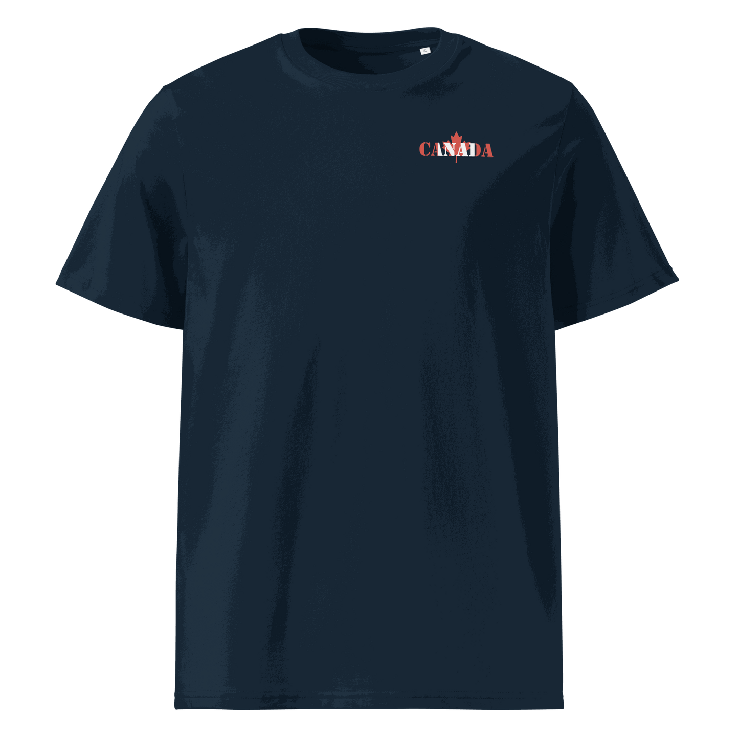 Unisex Canada Football Shirt in soft cotton, bold national flag lettering
