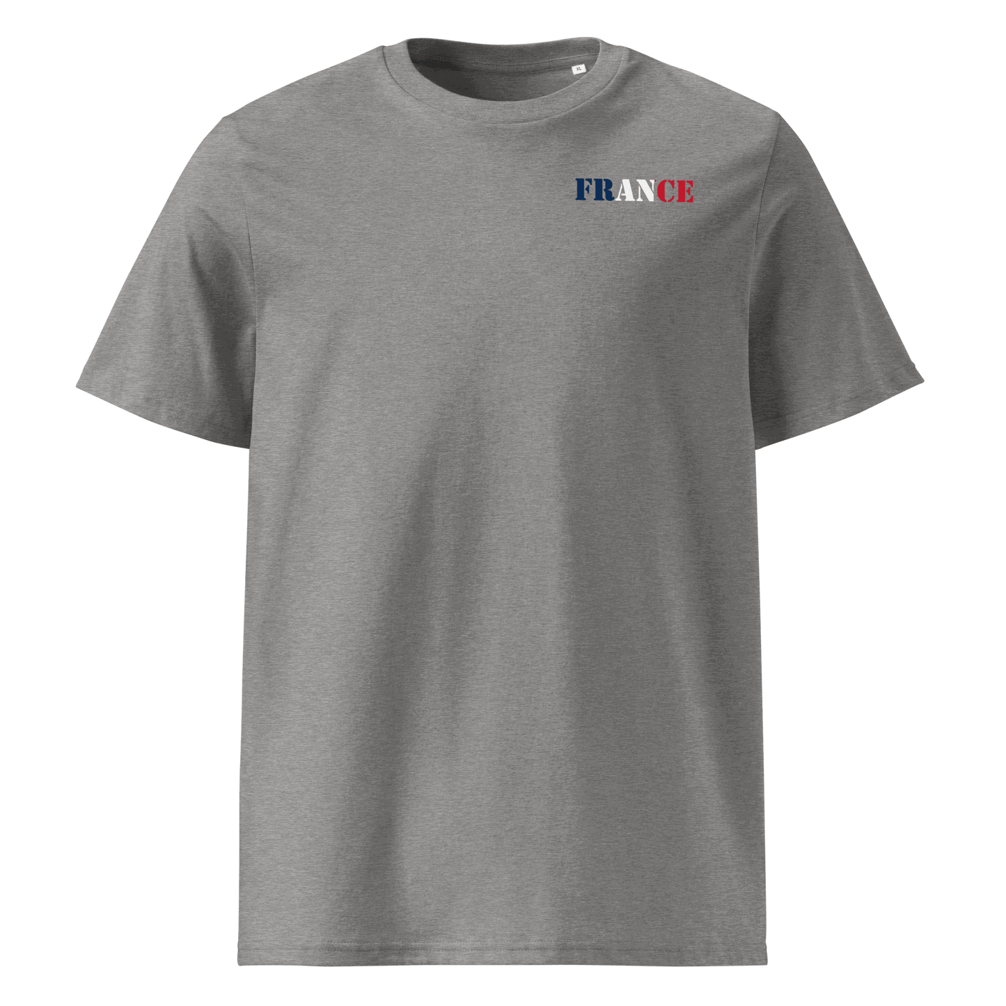 Unisex France Football Shirt in soft cotton with bold flag lettering