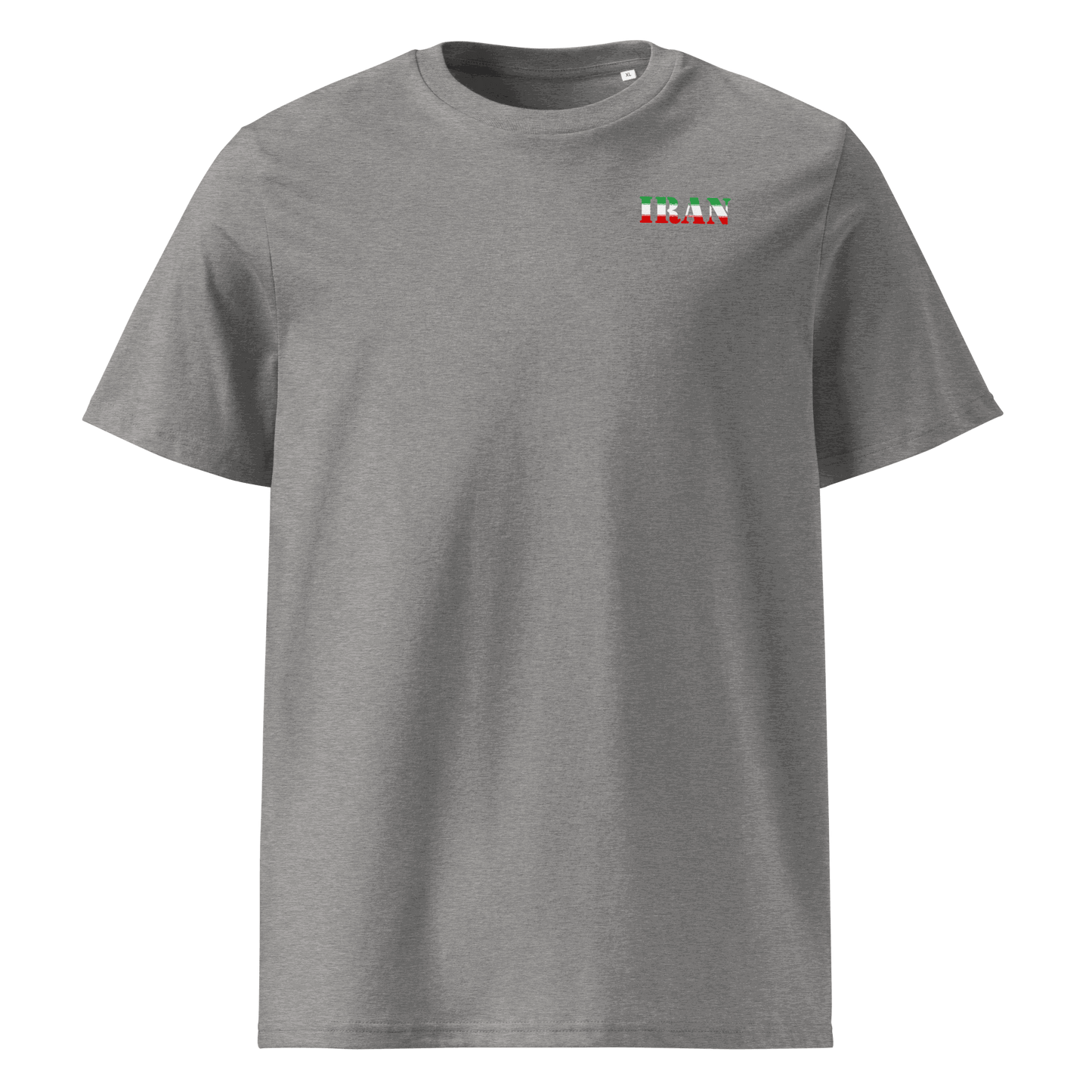 Unisex Iran Football Shirt in soft cotton with bold flag lettering