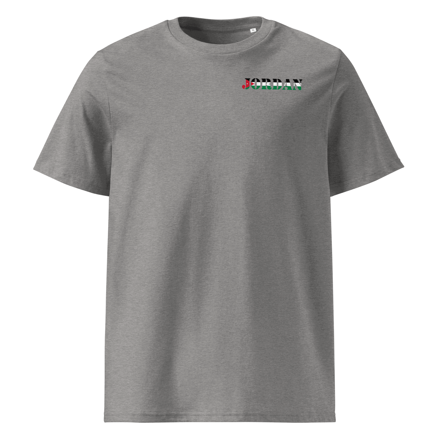 Unisex Jordan Futbol Shirt in soft cotton with bold flag lettering