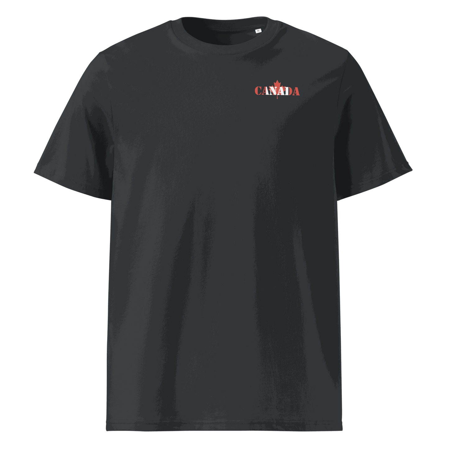 Unisex Canada Football Shirt in soft cotton, bold national flag lettering