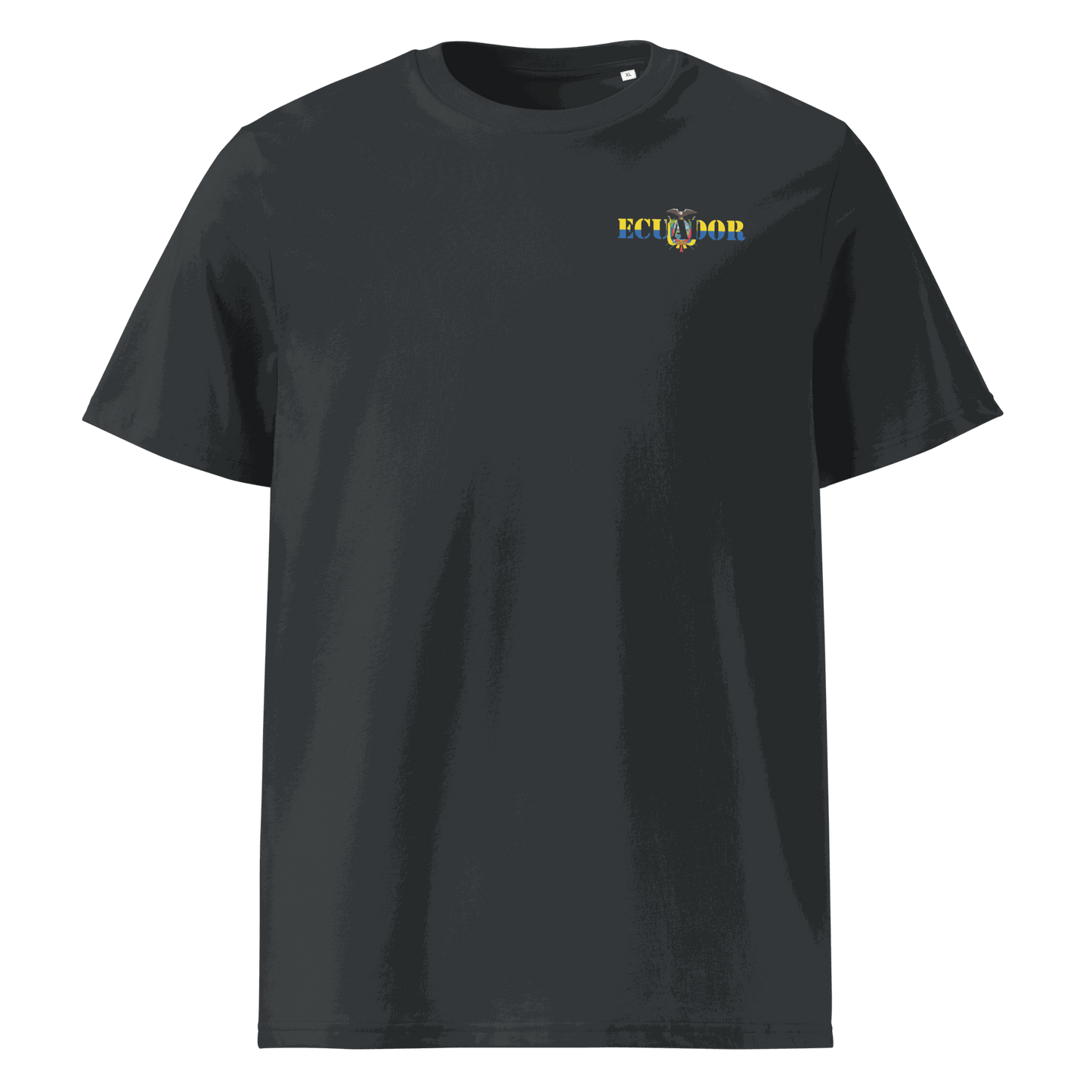 Unisex Ecuador Futbol Shirt in soft cotton with bold flag lettering