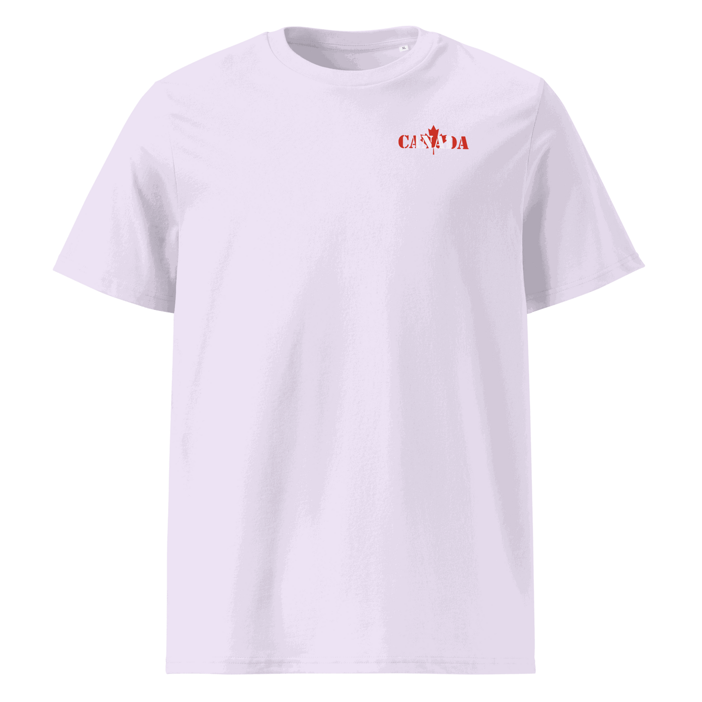 Unisex Canada Football Shirt in soft cotton, bold national flag lettering