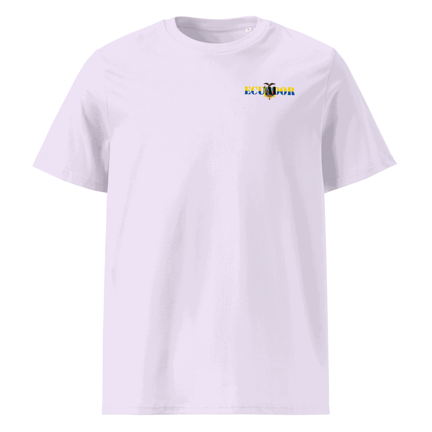 Unisex Ecuador Futbol Shirt in soft cotton with bold flag lettering