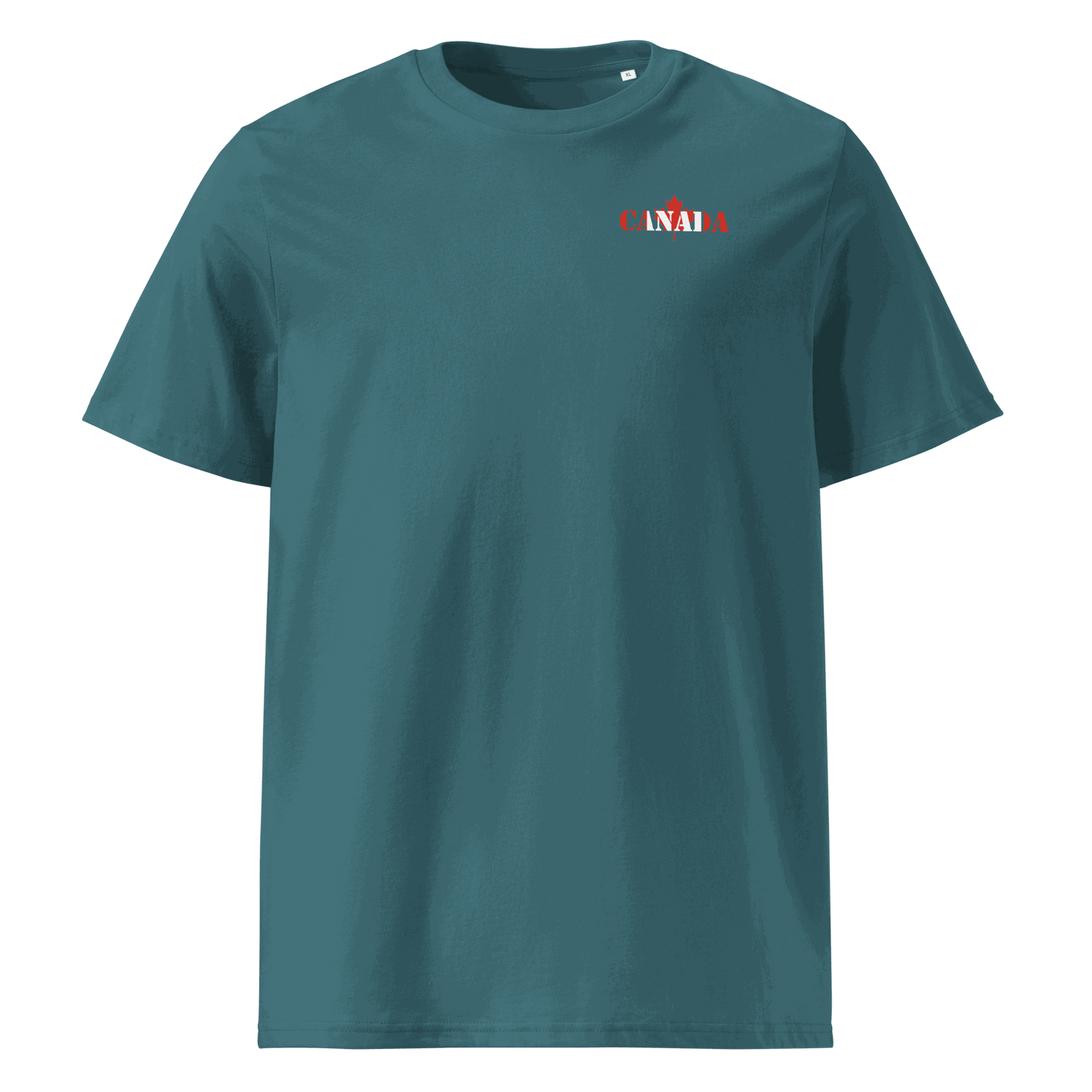 Unisex Canada Football Shirt in soft cotton, bold national flag lettering