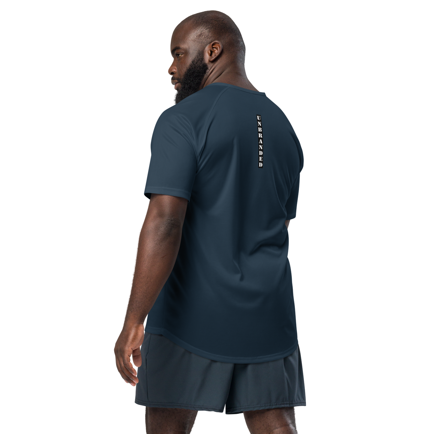 Unbranded Jersey with vertical “Unbranded” label