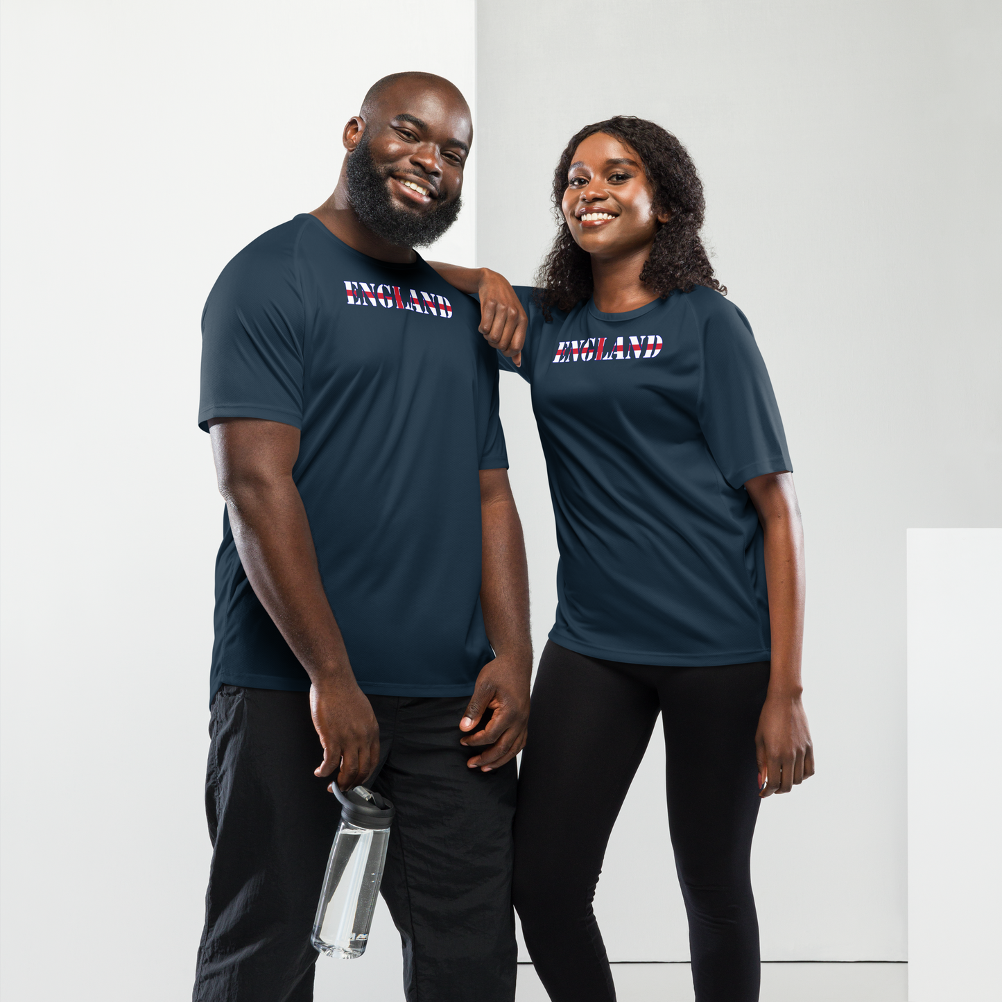 England Play for Glory Shirt with bold lettering in red and white
