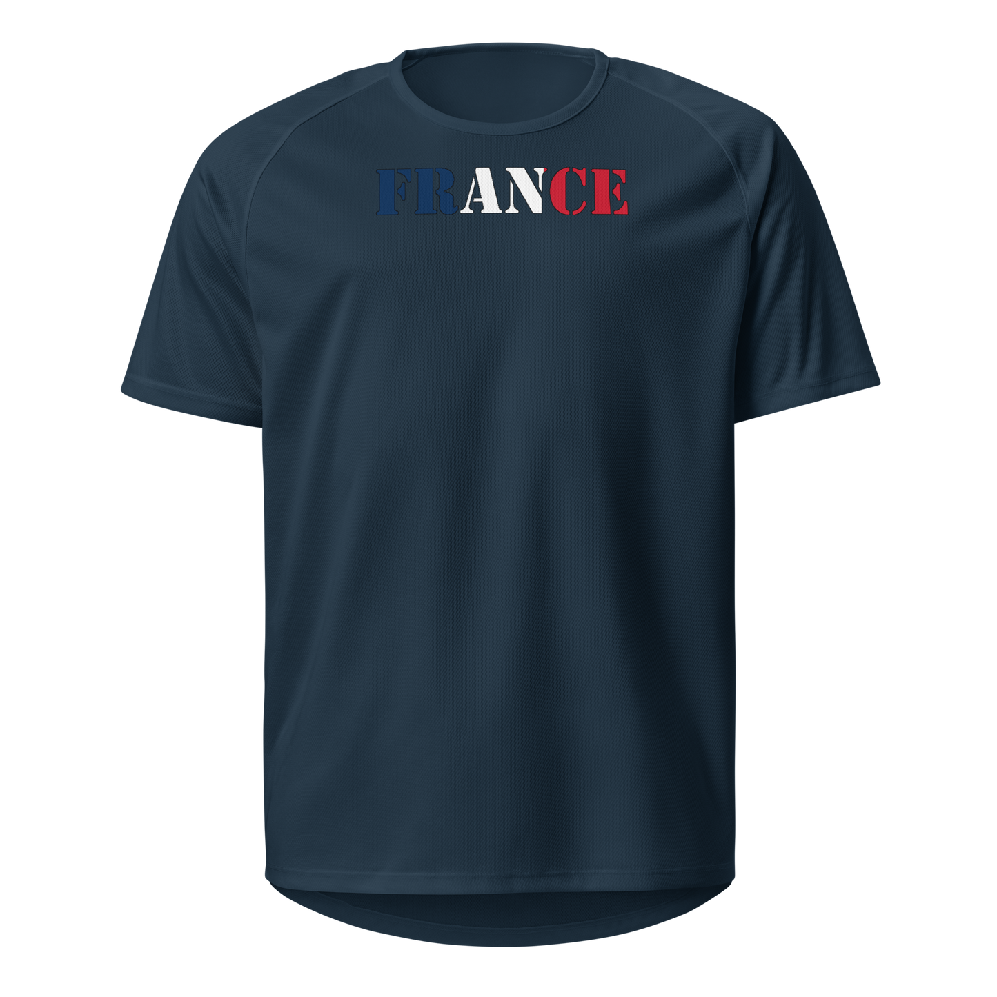France Play for Glory Shirt with bold lettering in blue, white, and red