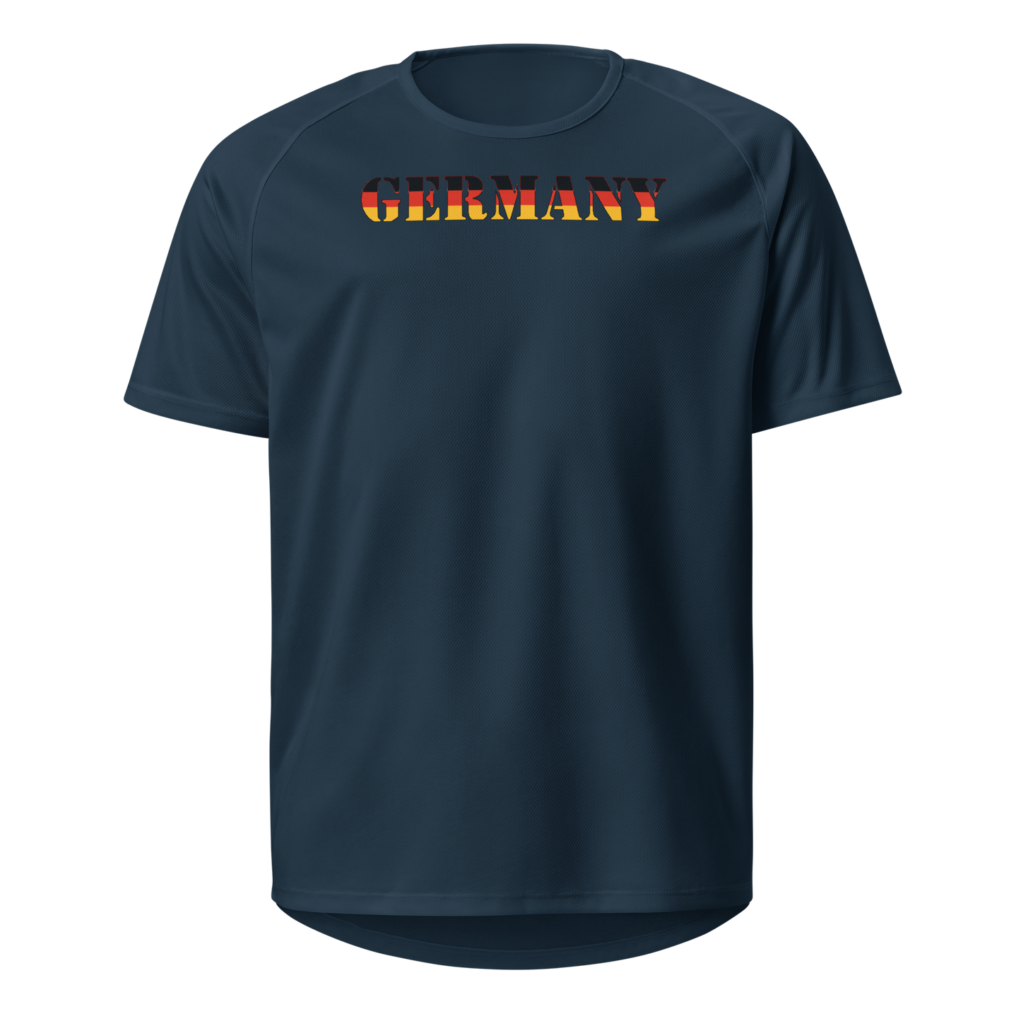 Germany Play for Glory Shirt with bold lettering in black, red, and gold