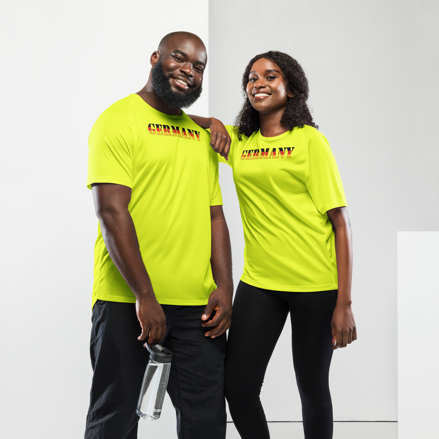 Germany Play for Glory Shirt with bold lettering in black, red, and gold