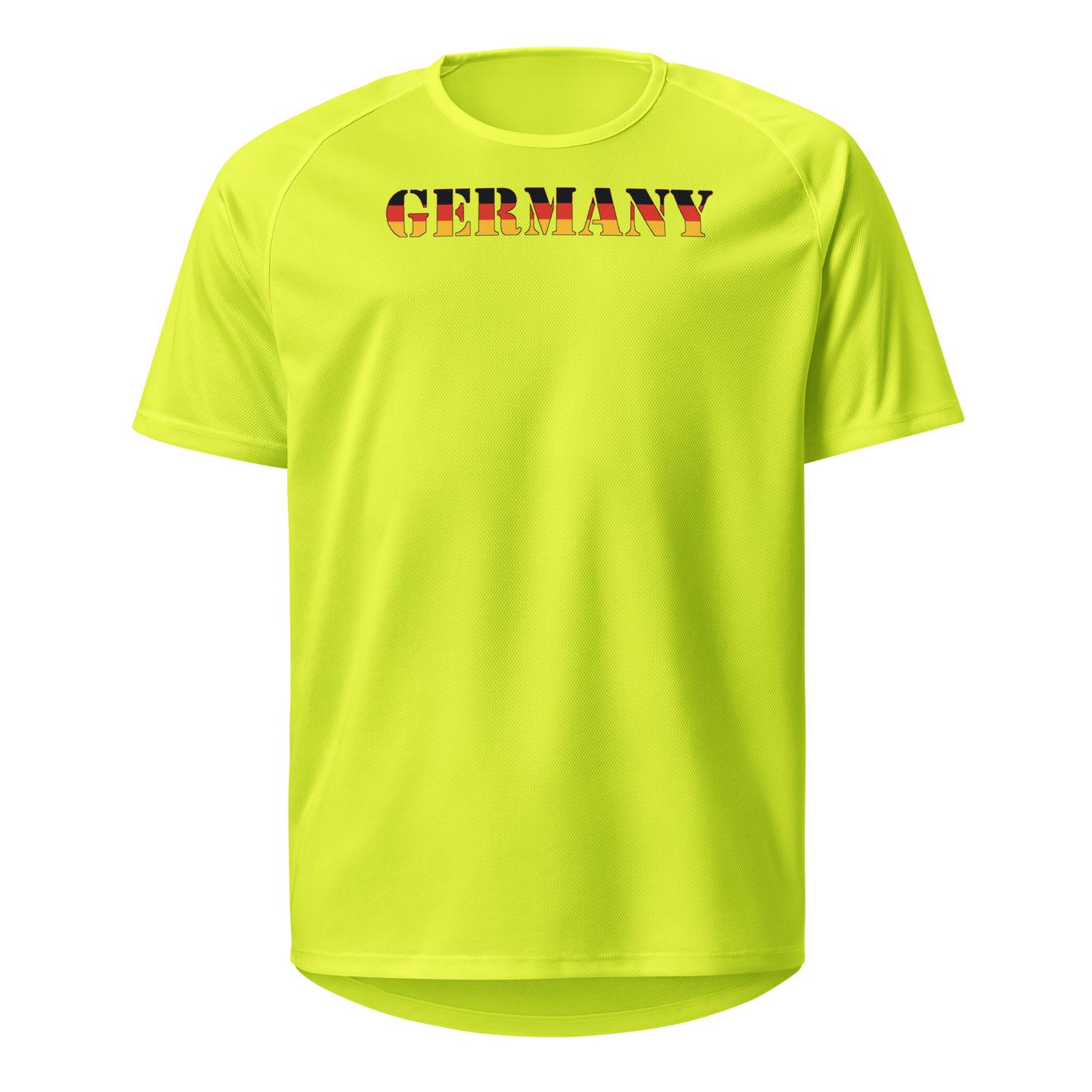 Germany Play for Glory Shirt with bold lettering in black, red, and gold