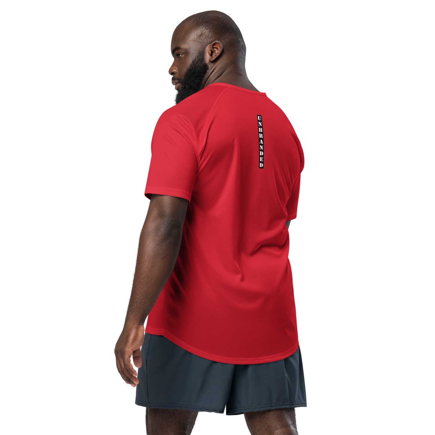 Unbranded Jersey with vertical “Unbranded” label