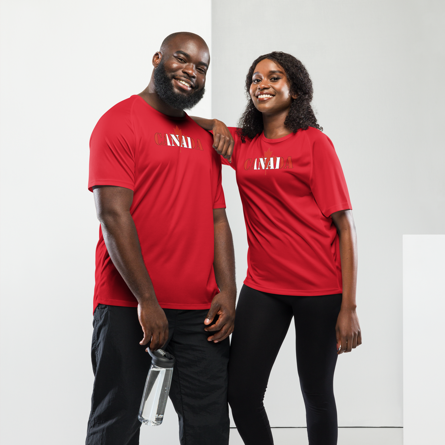 Canada Play for Glory Shirt with bold lettering in red and white