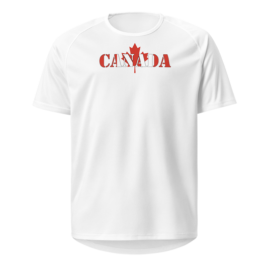 Canada Play for Glory Shirt with bold lettering in red and white