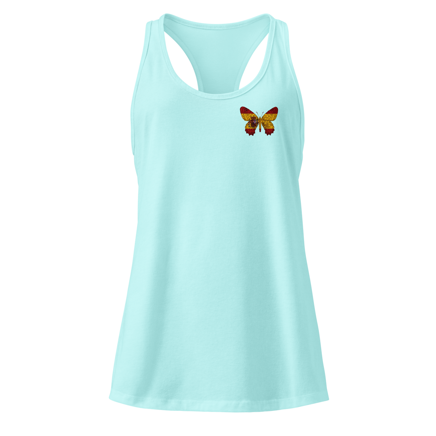 Spanish Flag Butterfly Tank Top