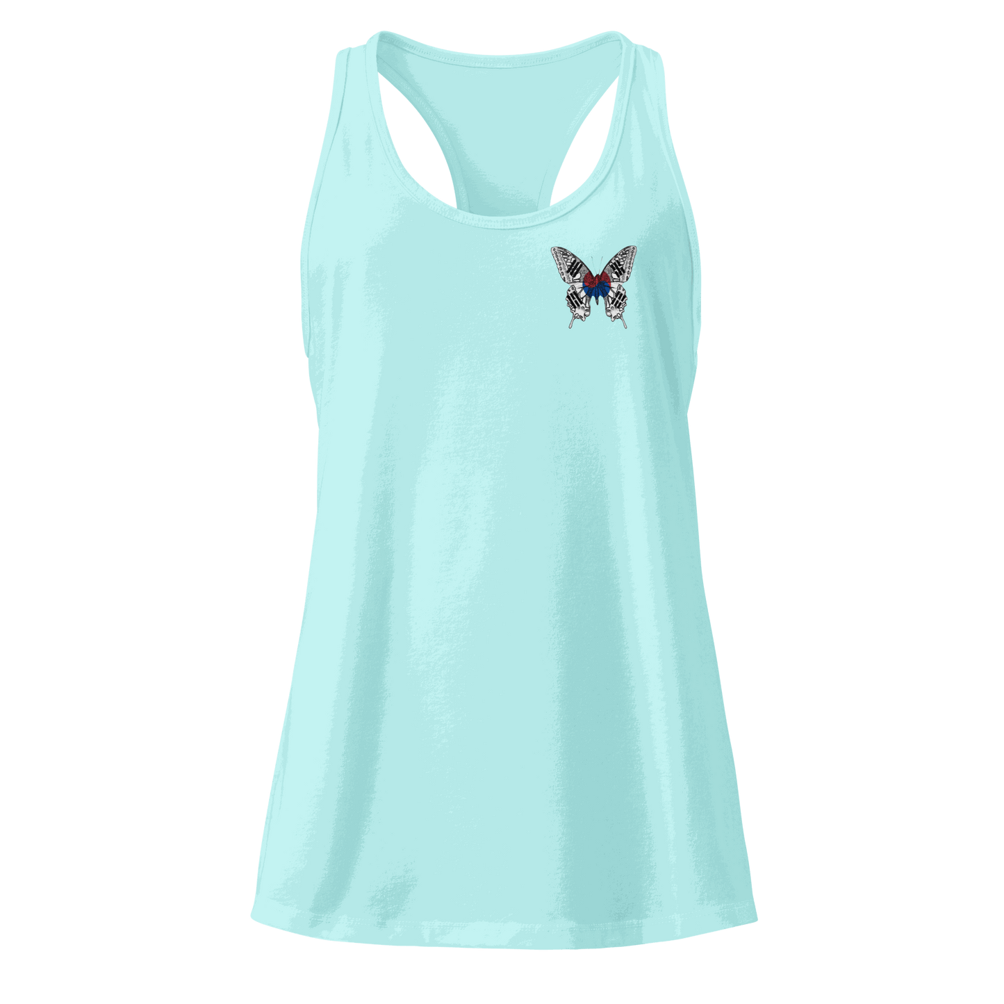 South Korean Flag Butterfly Tank Top