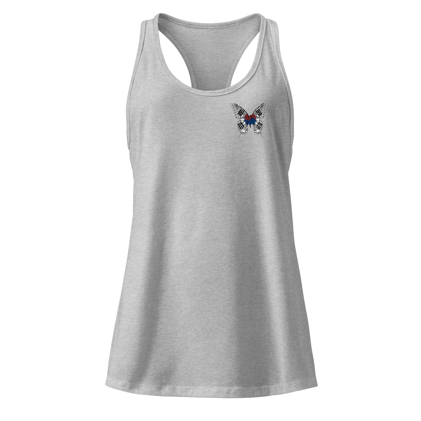 South Korean Flag Butterfly Tank Top