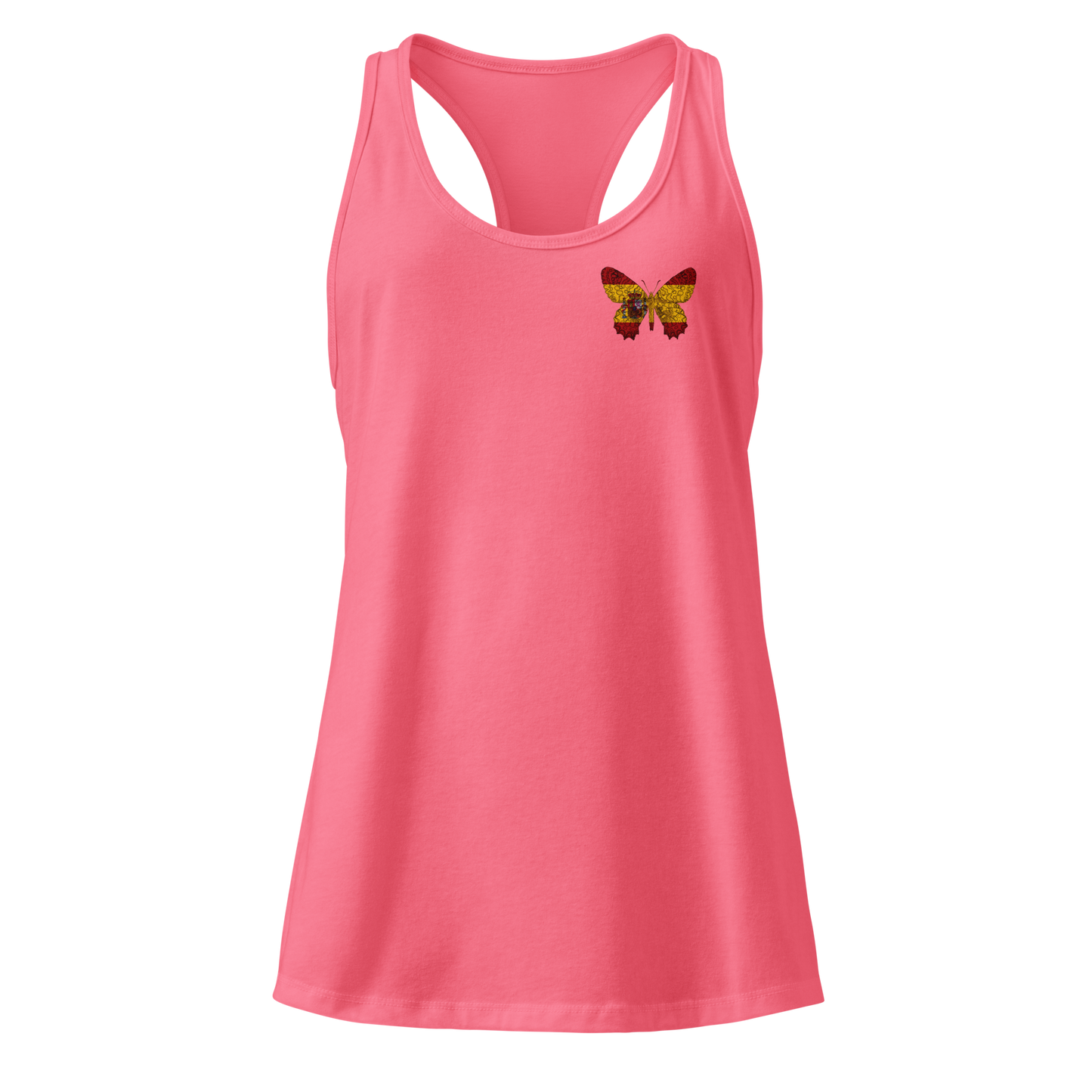 Spanish Flag Butterfly Tank Top