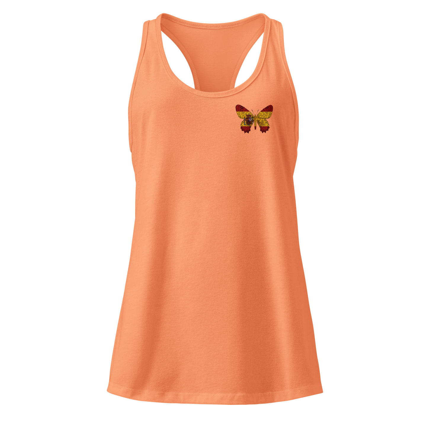 Spanish Flag Butterfly Tank Top