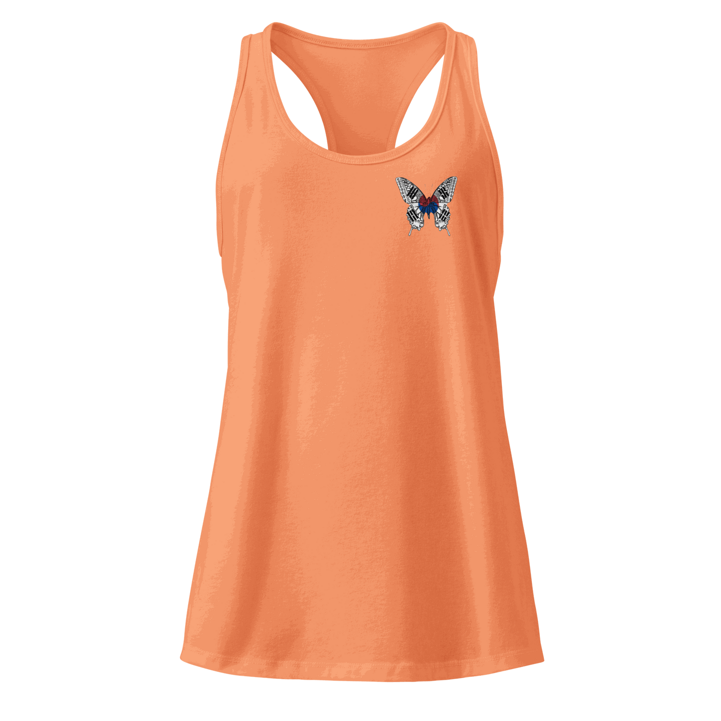 South Korean Flag Butterfly Tank Top