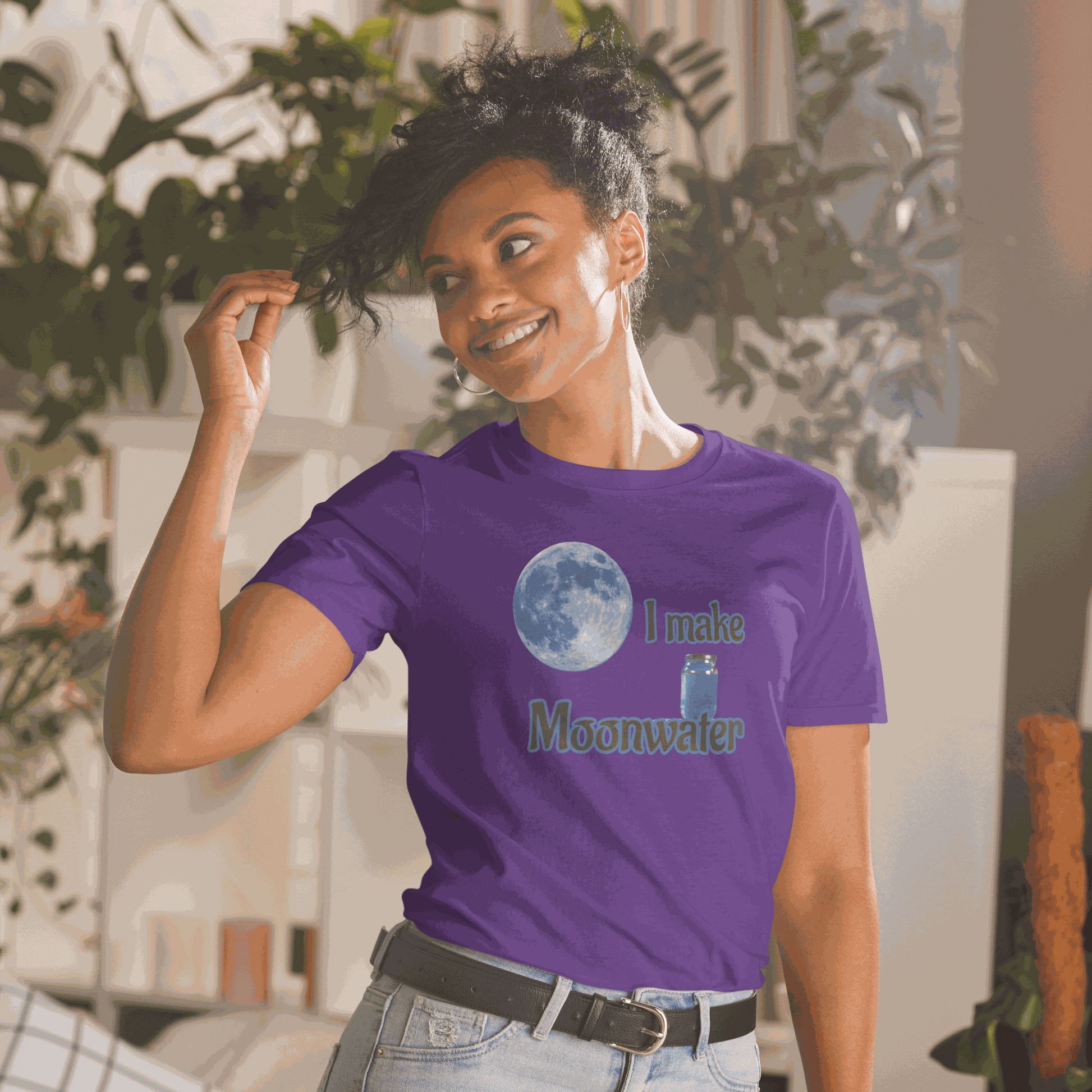 I Make Moonwater Tee with bold witchy statement