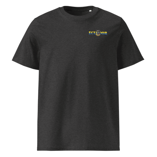 Unisex Ecuador Futbol Shirt in soft cotton with bold flag lettering