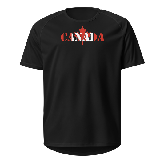 Canada Play for Glory Shirt with bold lettering in red and white