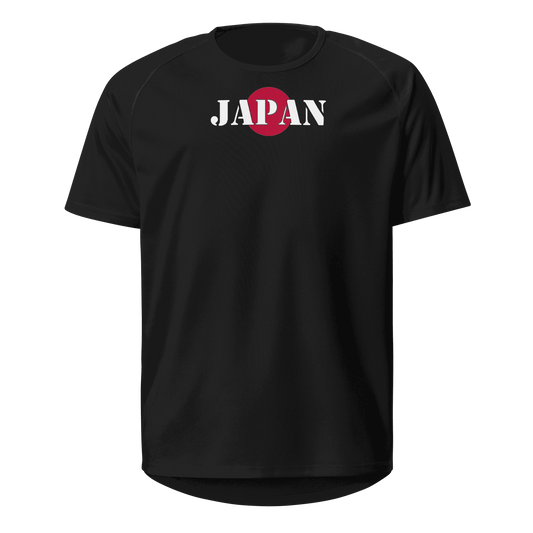 Japan Play for Glory Shirt with bold lettering in red and white