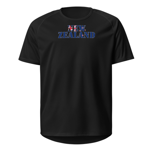New Zealand Play for Glory Shirt with bold lettering and fern design