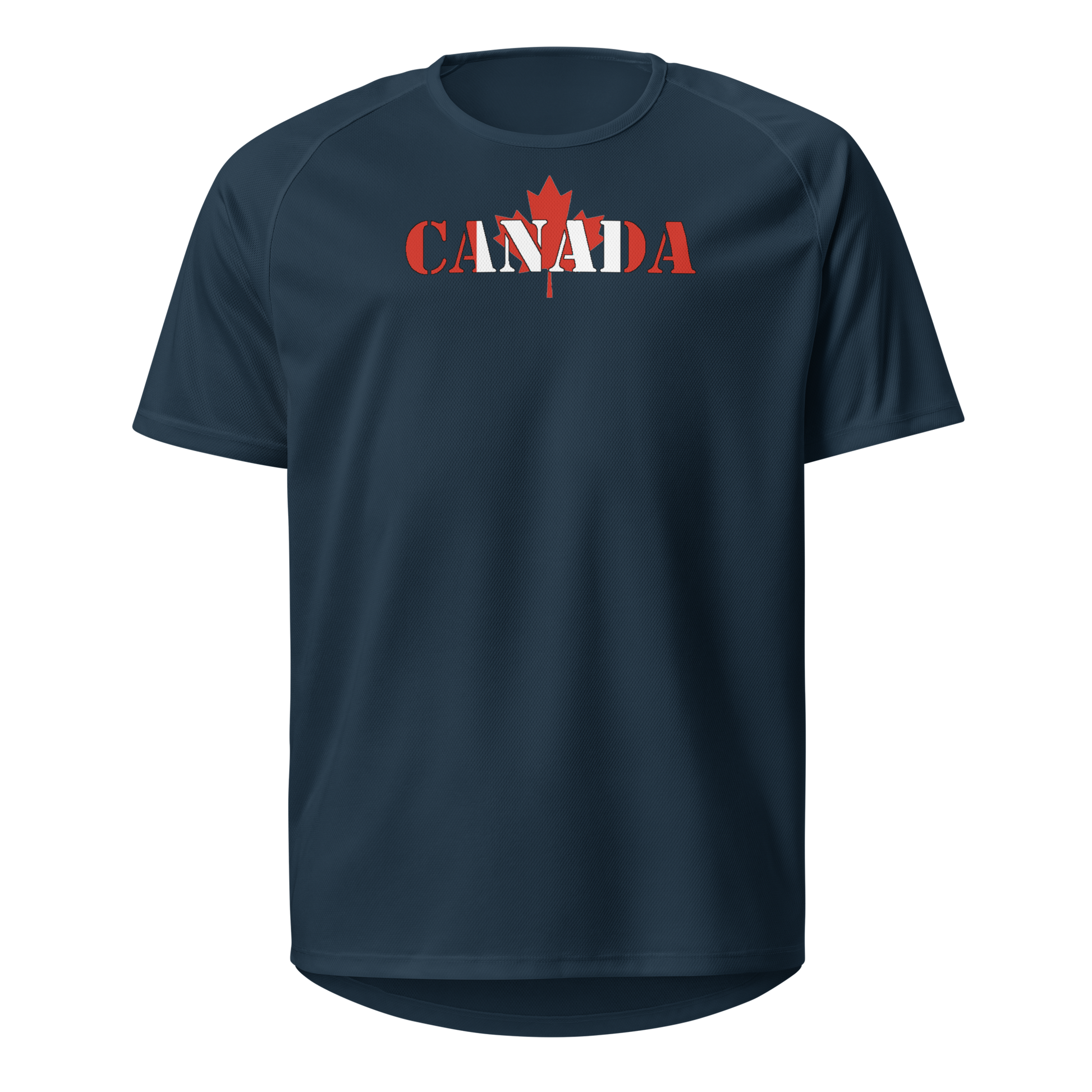 Canada Play for Glory Shirt with bold lettering in red and white