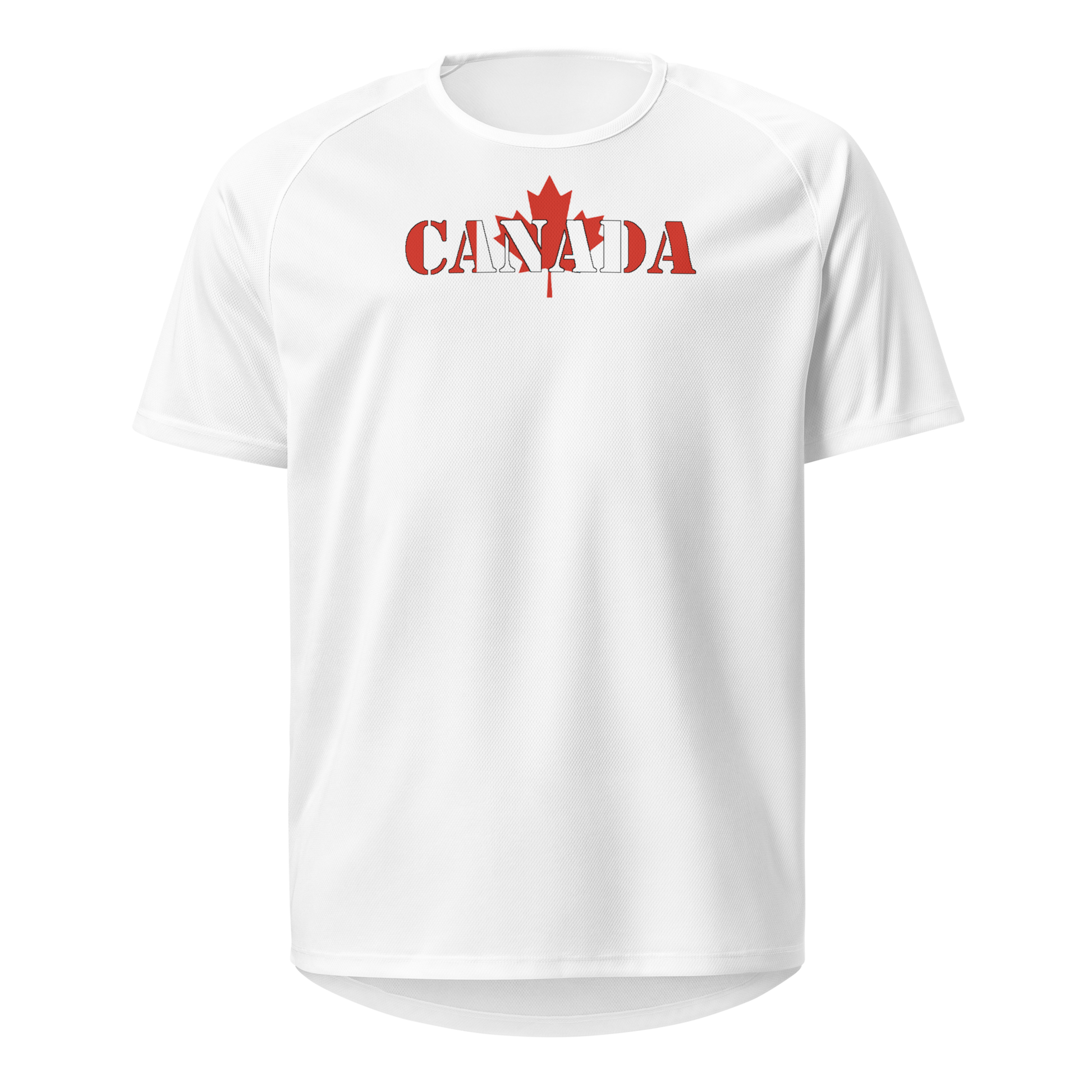 Canada Play for Glory Shirt with bold lettering in red and white