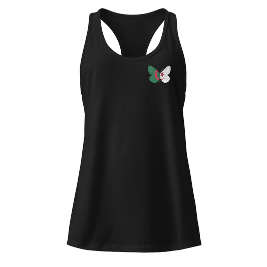 Algeria Flag Butterflies Tank Top