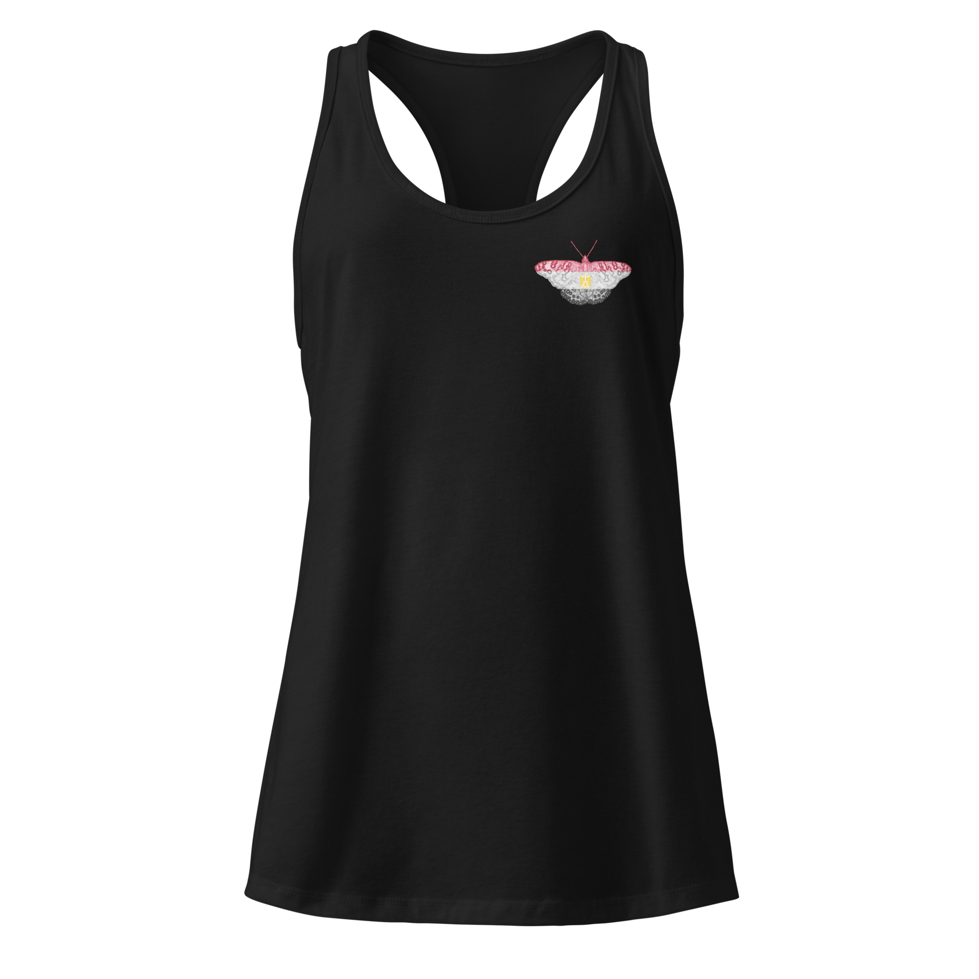Egypt Flag Butterflies Tank Top